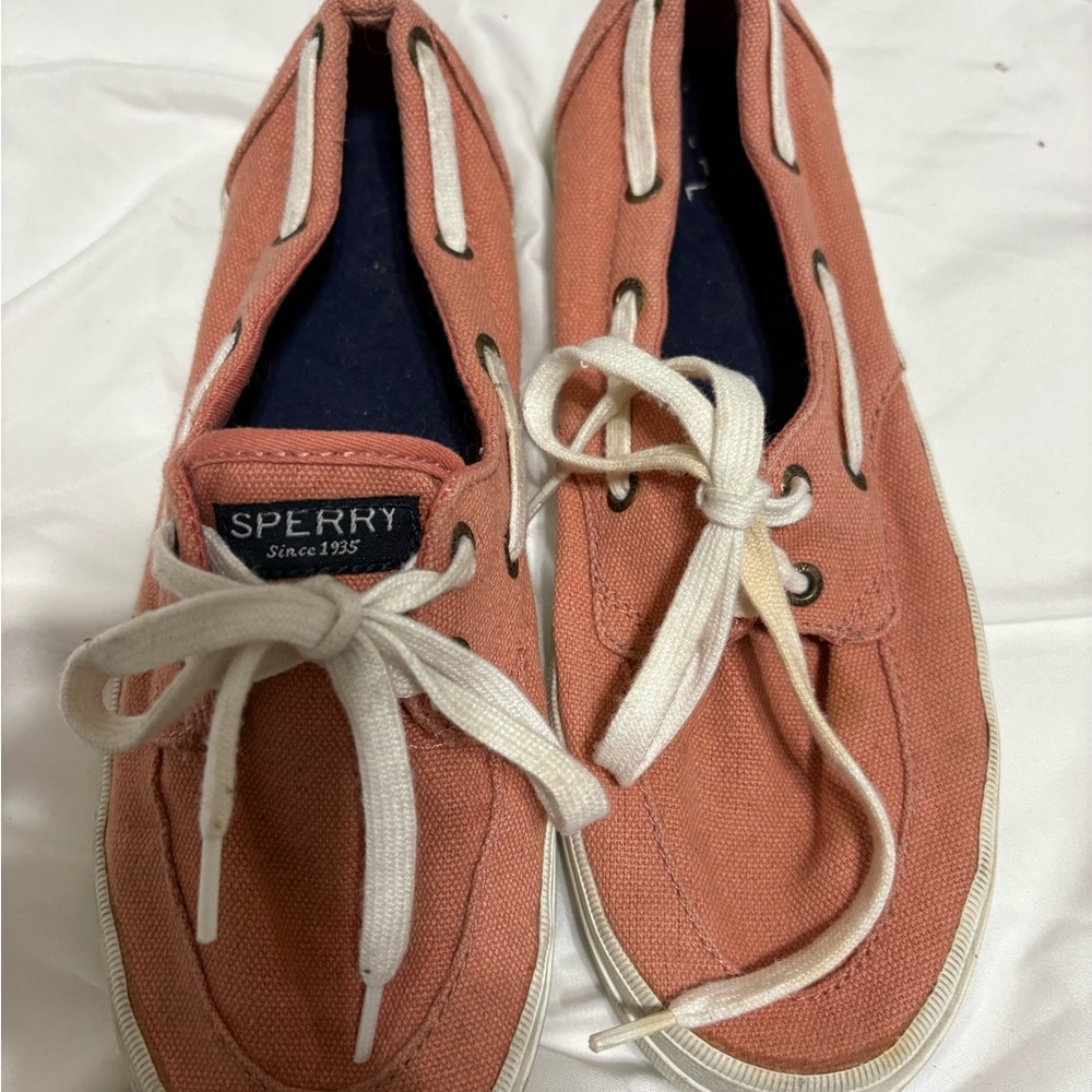 Sperry Women's Coral Canvas Sneakers